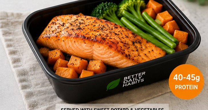 Salmon protein box