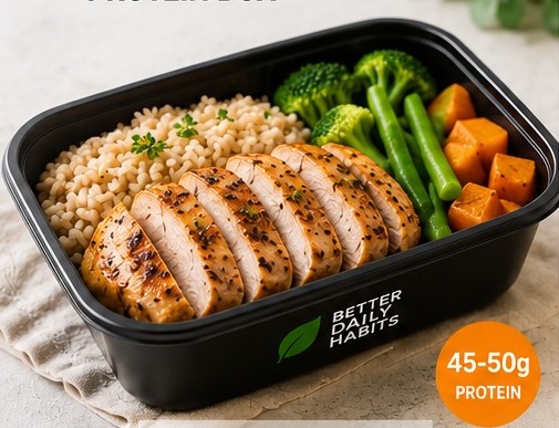 Chicken protein box